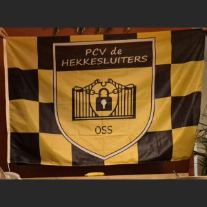 vlag "PCV de Hekkesluiters", 100x150cm